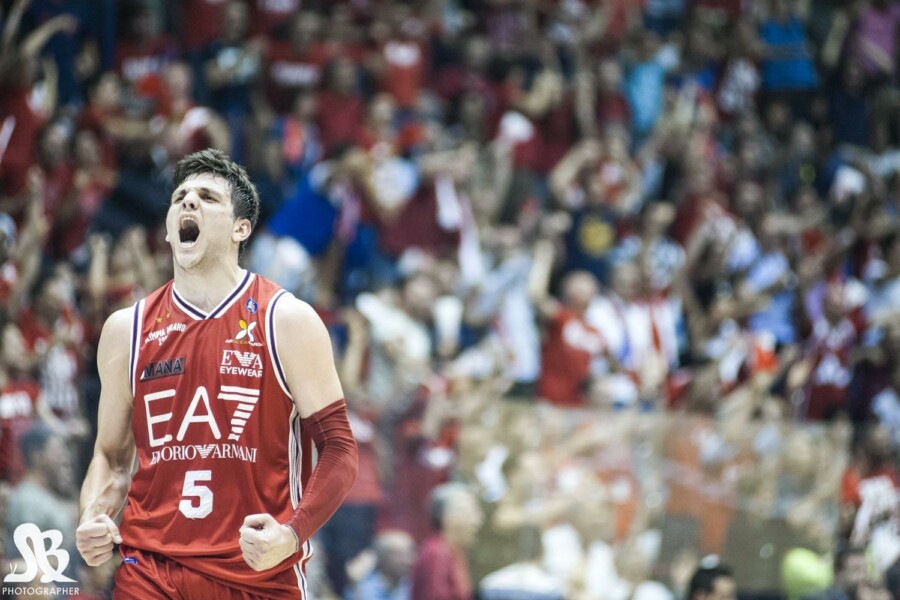 Scudetto EA7 Olimpia Milano Basket Alessandro Gentile