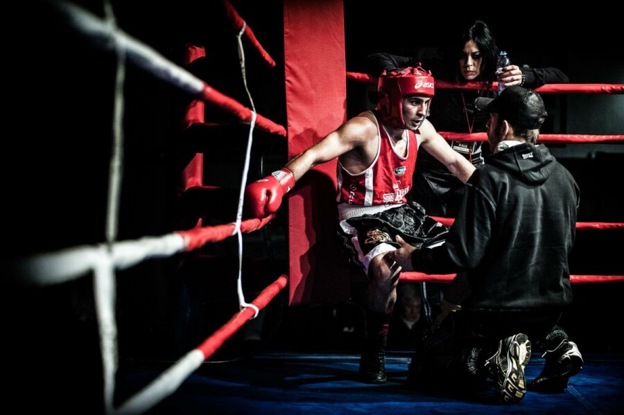 RIUNIONE DI BOXE MENS SANA SIENA 2012 Fotografo Boxe Siena