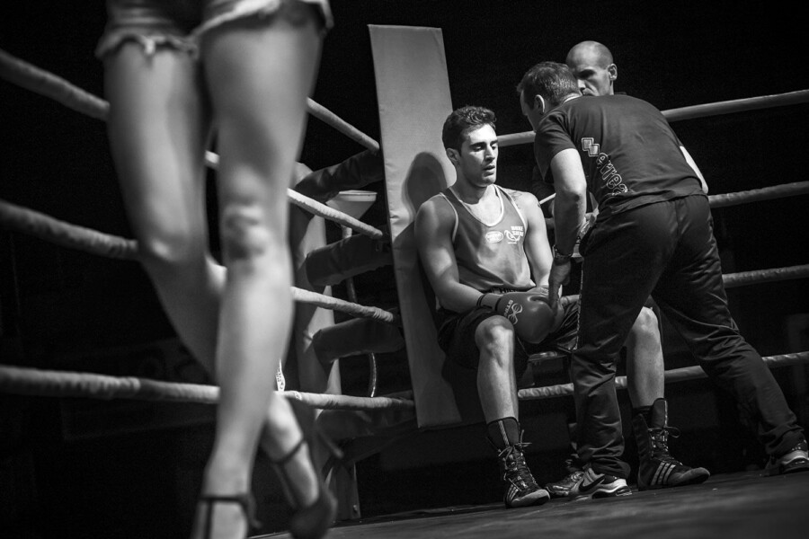 Riunione Boxe Mens Sana Marzo 2015 fotografo professionista di boxe