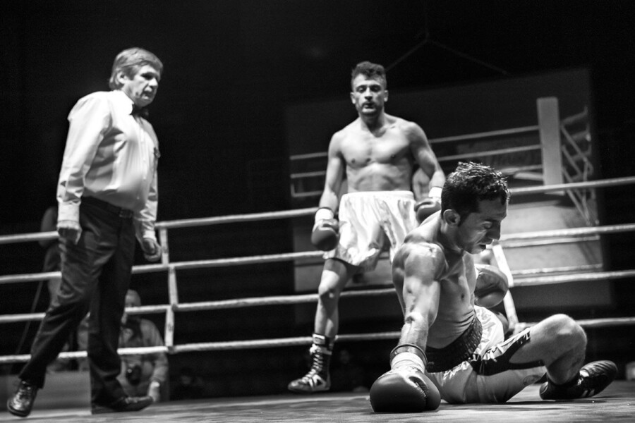 fotografo incontro di boxe