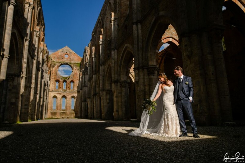 Wedding in San Galgano Abbey Tuscany