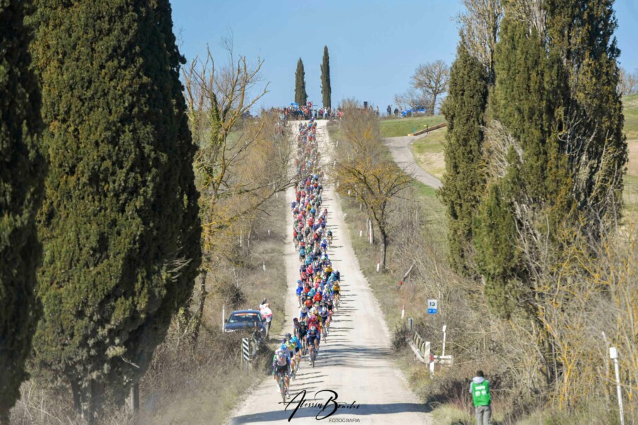 Passaggio alla Bagnaia Siena foto strade bianche siena toscana